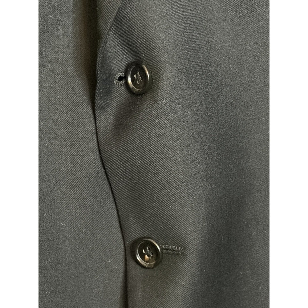Lauren Ralph Lauren Men's 50R Black 100% Wool 2-Button Suit Jacket Blazer/Bag - Picture 12 of 16